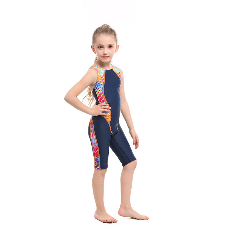 Girls' Athletic One Piece Swimsuit