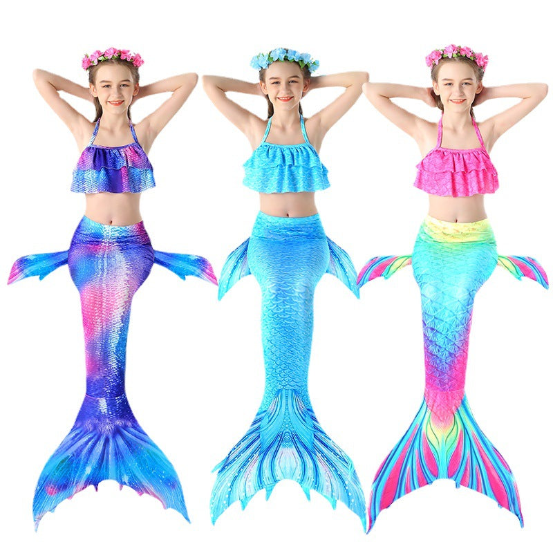 Children's Mermaid Swimwear Bikini Set