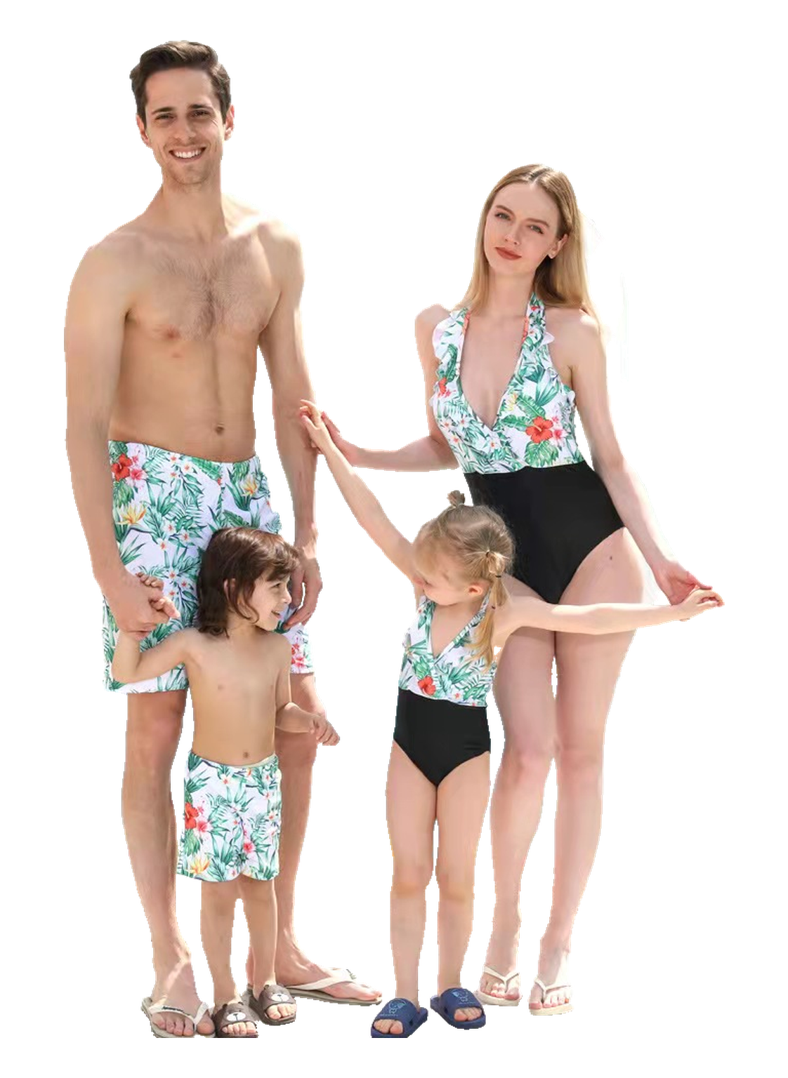 Family matching swimsuit set