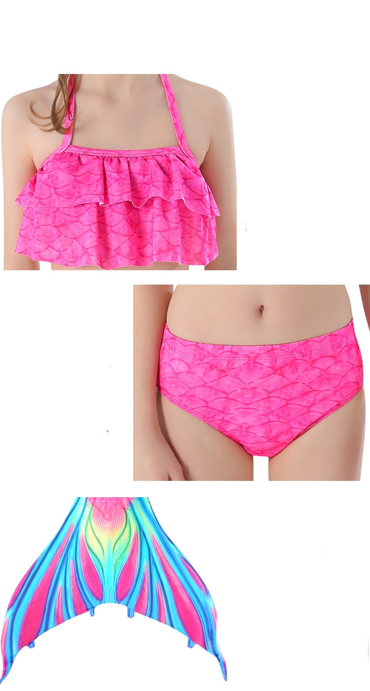 Children's Mermaid Swimwear Bikini Set