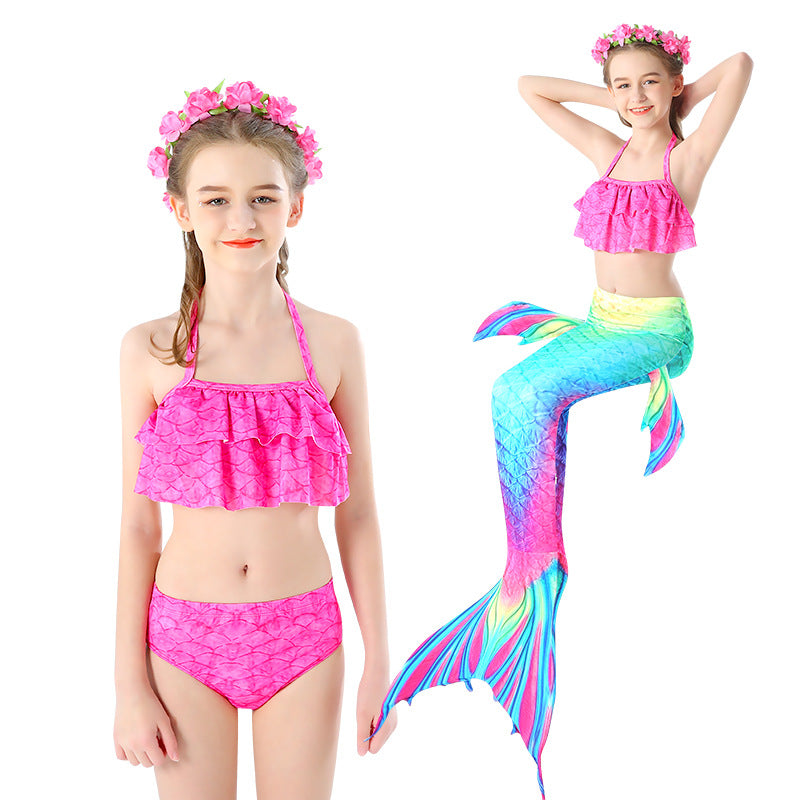 Children's Mermaid Swimwear Bikini Set