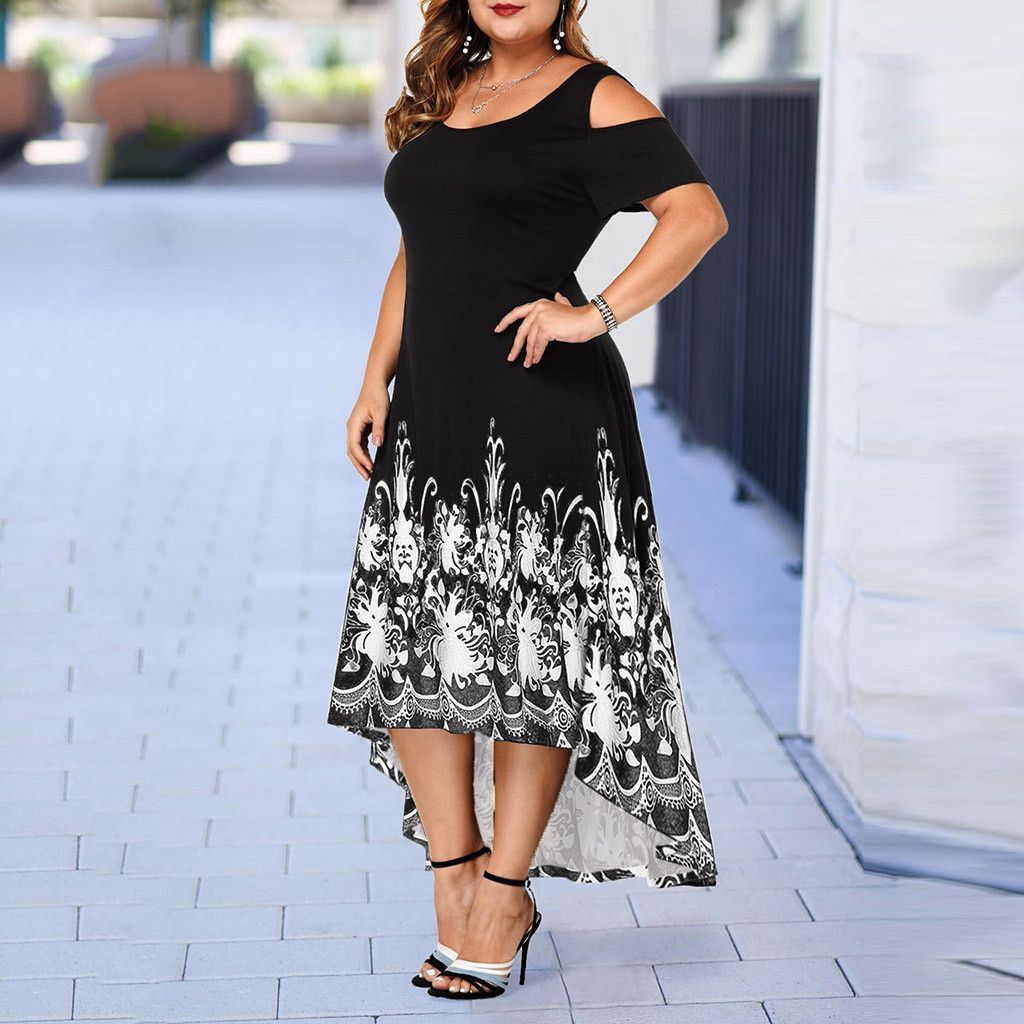 Women Plus Size Evening Party Summer Dress