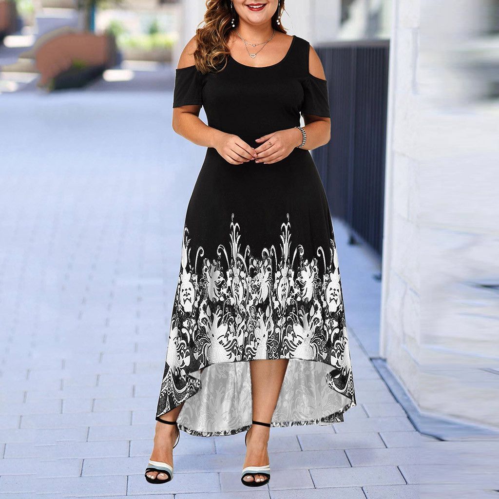 Women Plus Size Evening Party Summer Dress