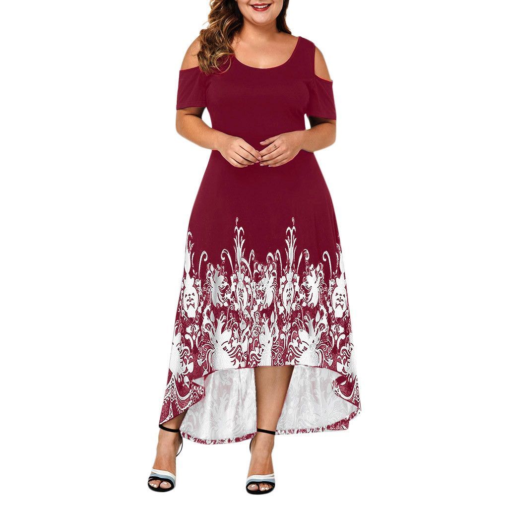 Women Plus Size Evening Party Summer Dress