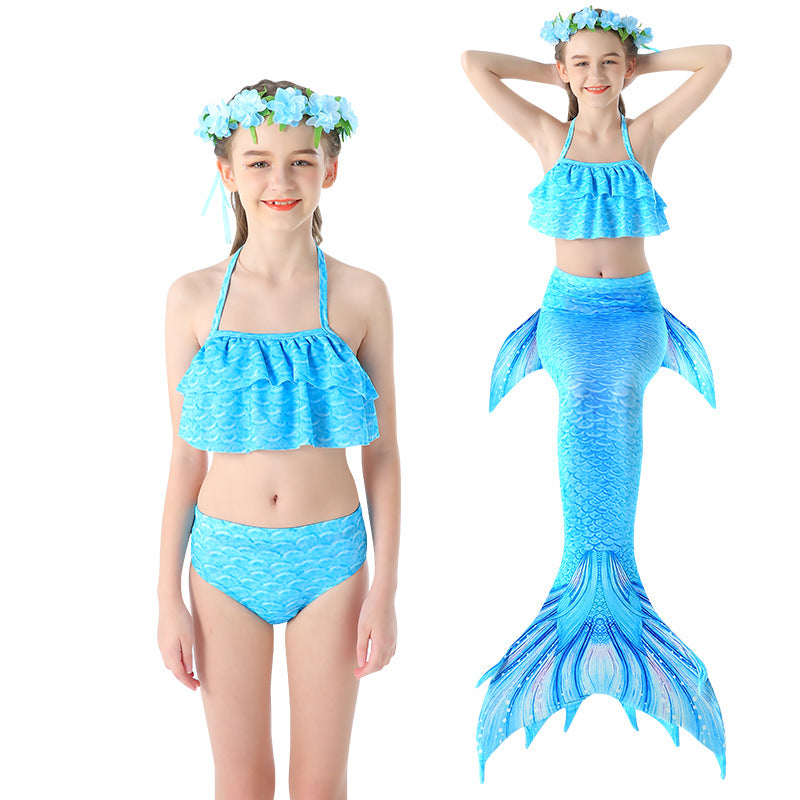 Children's Mermaid Swimwear Bikini Set