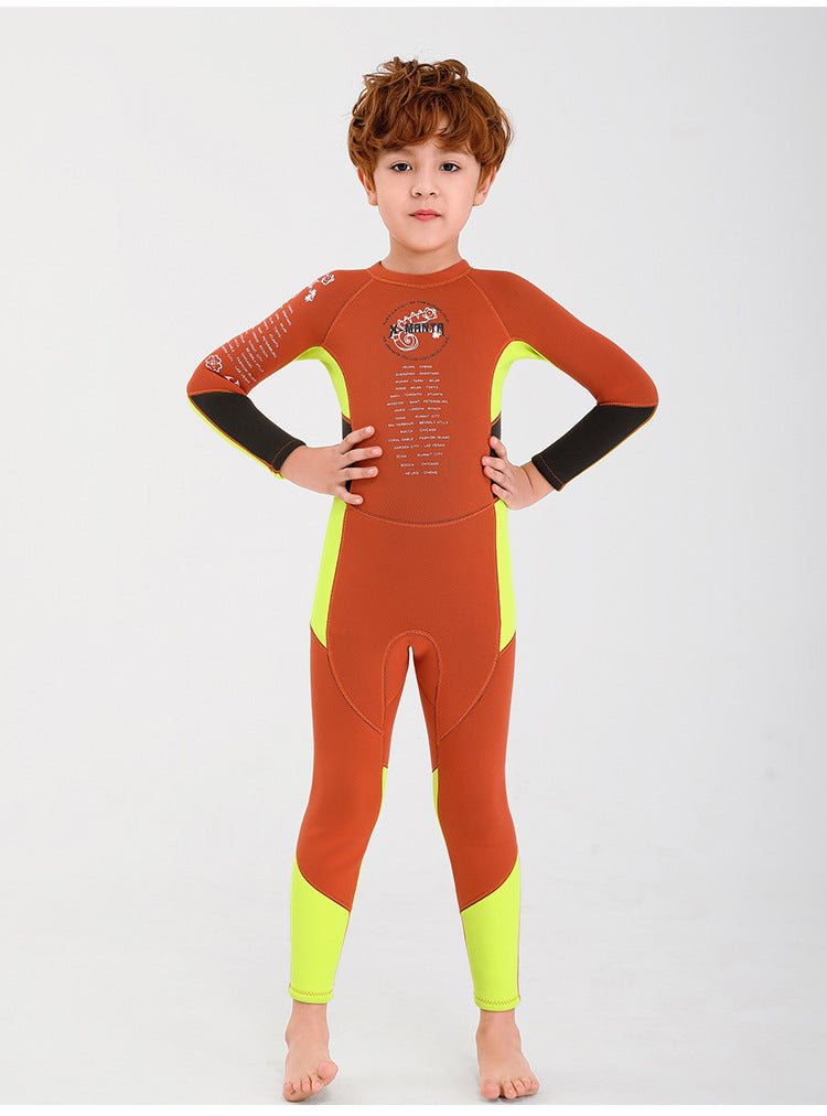 Children diving suit