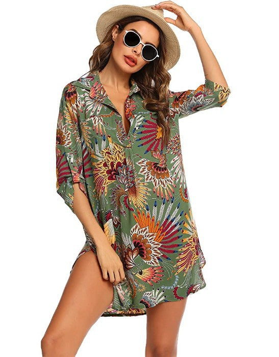 Women's Swimwear Beach Blouse