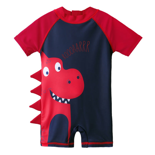 Cute Baby Boy's Swimsuit Dinosaur Swimwear