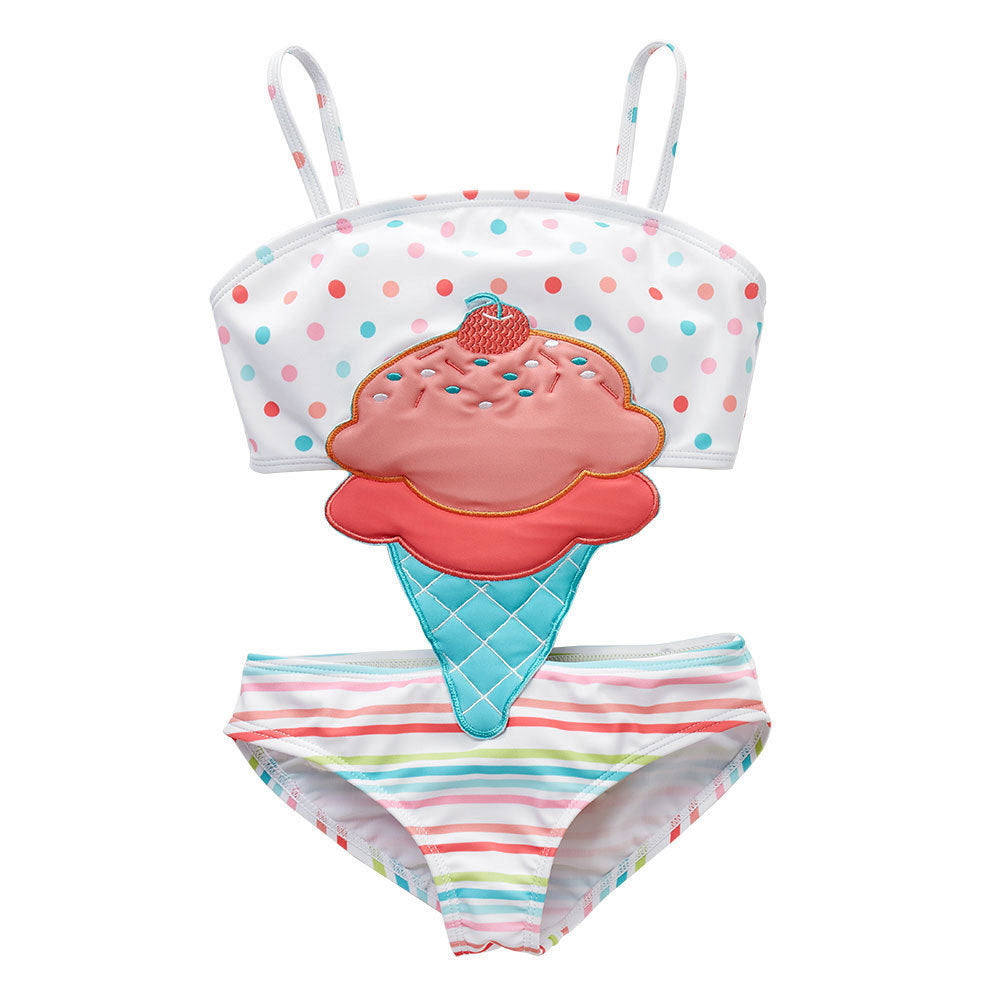 Baby Girls Swimwear Watermelon Swimsuit Swimming Beach Bathing Bikini Cute Summer One-piece Swimming Costume