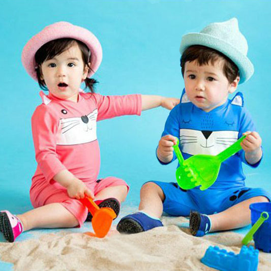 Warm Swimwear For Infants And Toddlers 1-3 Years Old
