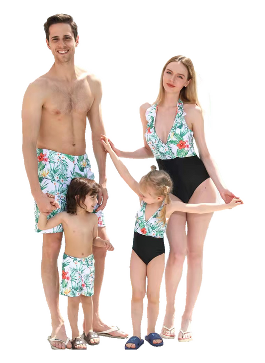 Family matching swimsuit set