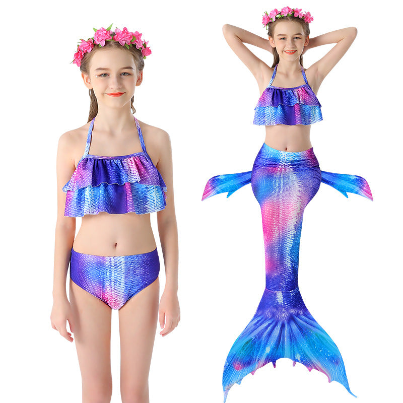 Children's Mermaid Swimwear Bikini Set