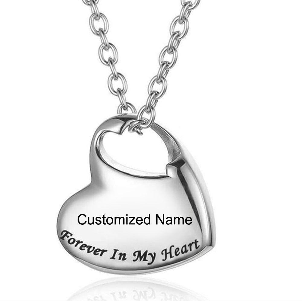 Stainless Steel Heart Pendant Necklace