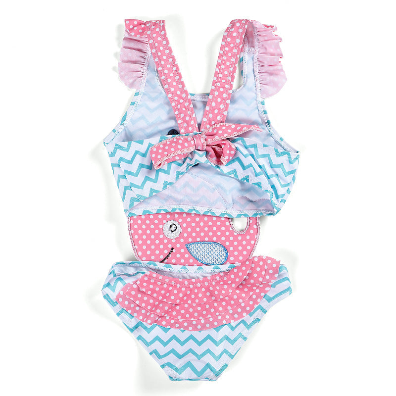 Baby Girls Swimwear Watermelon Swimsuit Swimming Beach Bathing Bikini Cute Summer One-piece Swimming Costume